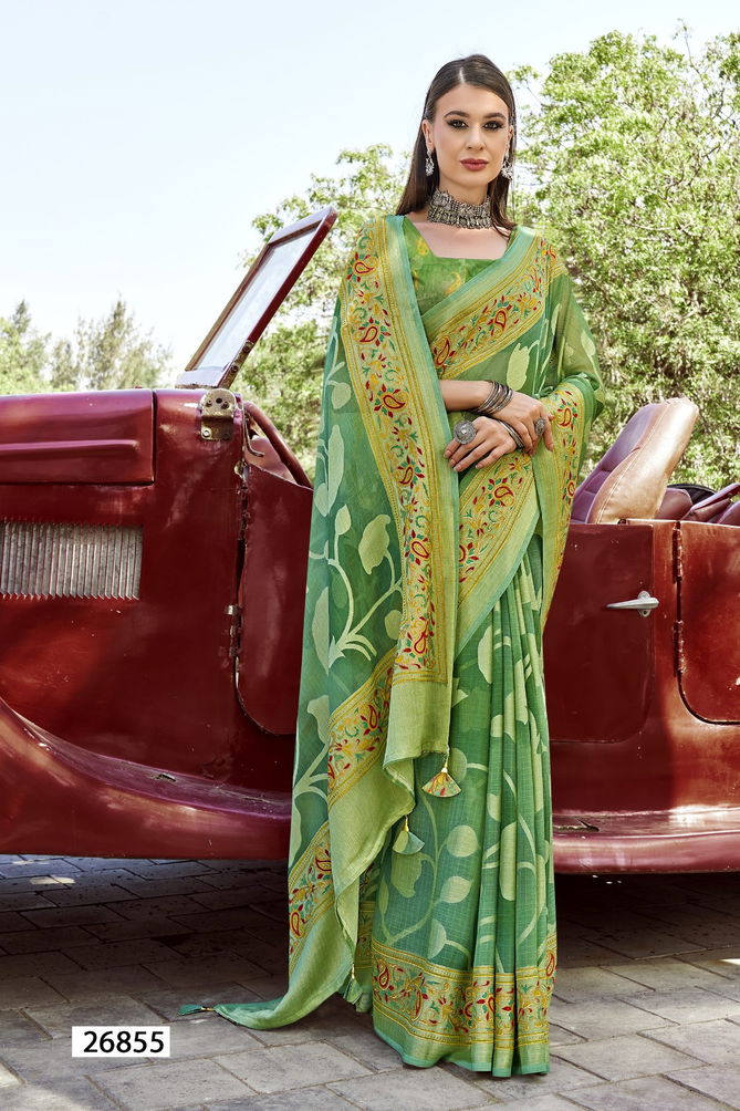 Harshika By Vallabhi Brasso Printed Sarees Wholesale Shop In Surat